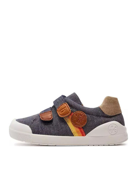 Kids Sneakers Anatomic with Scratch Blue