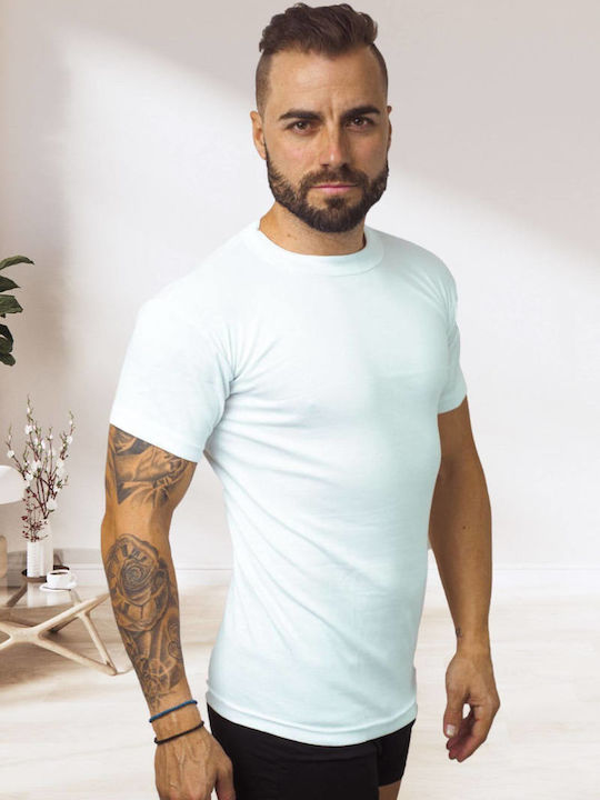 Herren Unterhemden Λευκό 1Packung