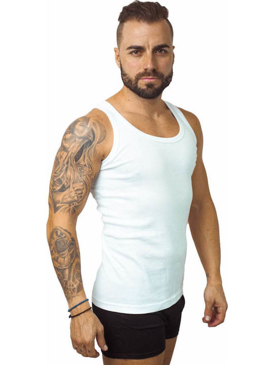 Ανδρικές Φανέλες Αμάνικες Πολυχρωμο 3Pack
