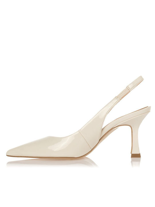 Sante White Heels