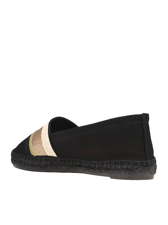 Women's Fabric Espadrilles Black