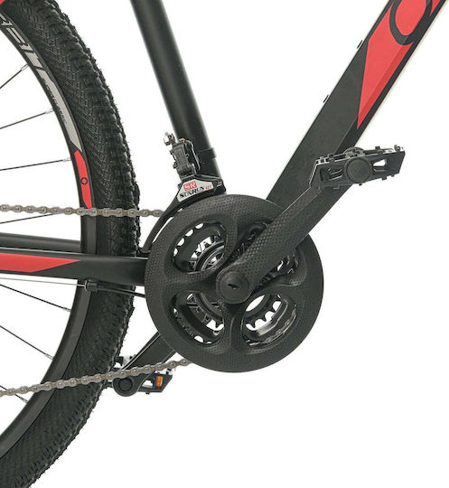 Orbit 27.5" 2023 Μαύρο Mountain Bike με 21 Ταχύτητες και Μηχανικά Δισκόφρενα