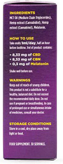 Enecta Cbnight Formula Plus Σταγόνες 30ml