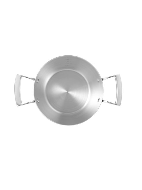 Fissman Tiefer Edelstahl-Topf 20cm
