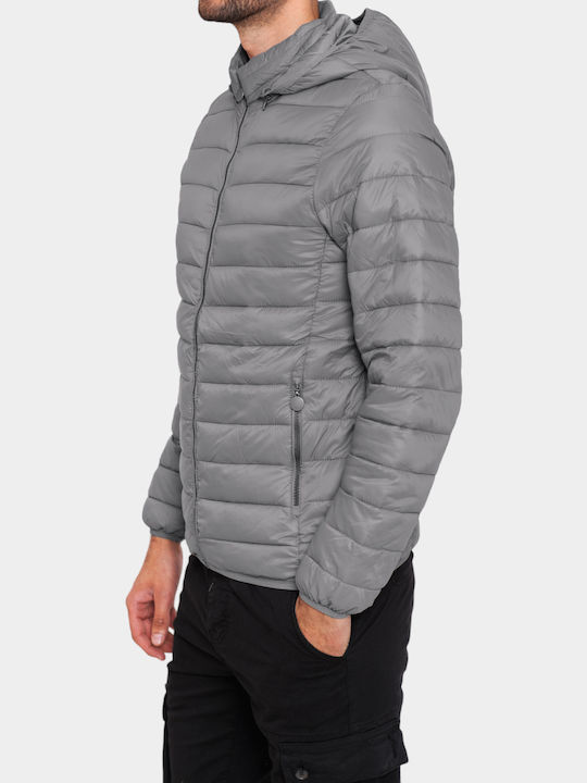 Winter Jacket Puffer Gray