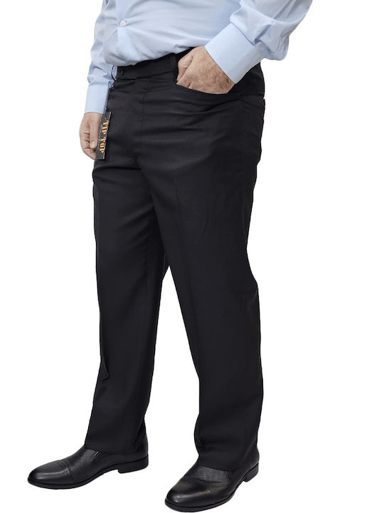 Tip Top Tailors Men's Trousers Black