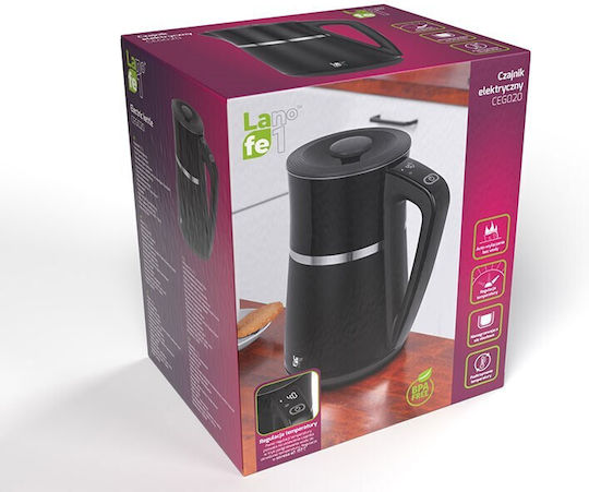 Lafe Fierbător 1.7lt 2200W Negru