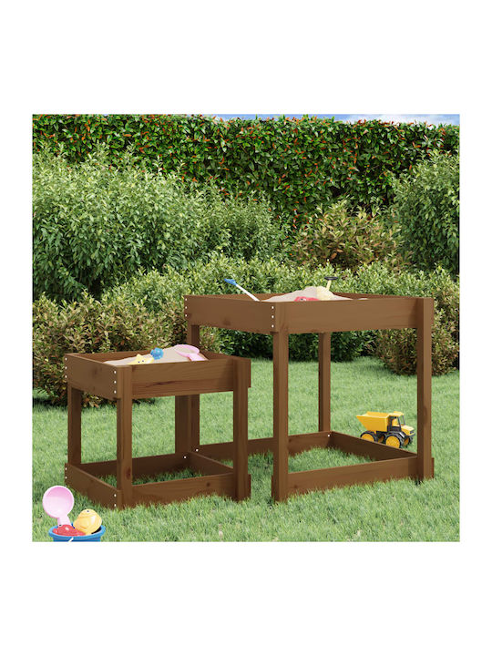 Kids Table made of Wood Brown vidaXL
