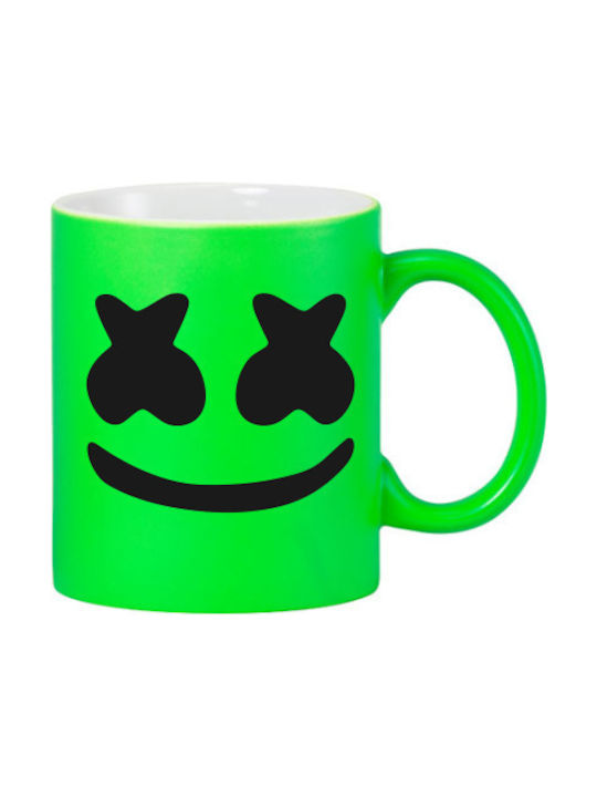 Marshmello Dj Cană Ceramică Portocaliu 325ml