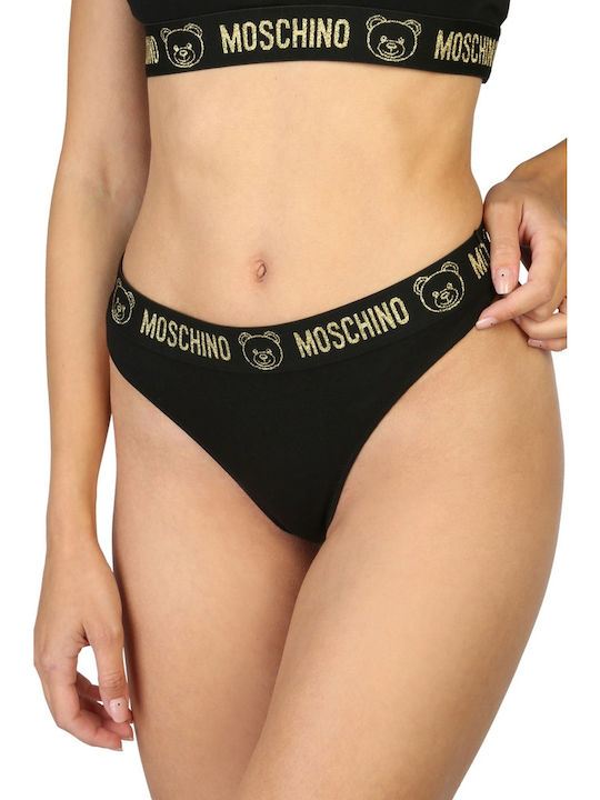 Moschino Σετ Εσωρούχων Μπουστάκι με Slip Μαύρο
