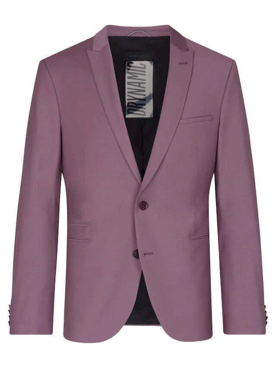 Men's Summer Suit Jacket Slim Fit Black