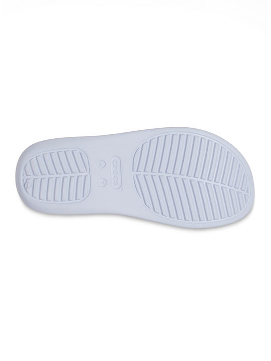 Crocs Women's Platform Flip Flops Light Blue