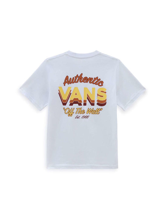 Vans Tricou pentru copii Alb