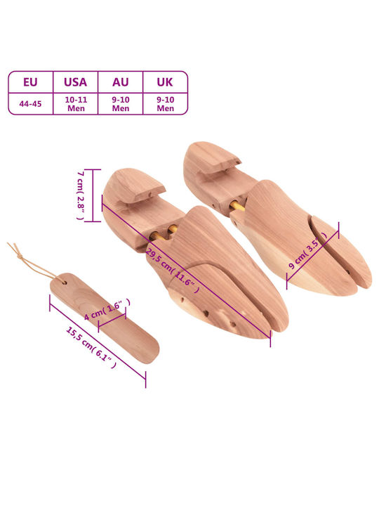 vidaXL Shoe Stretcher for Leather Shoes