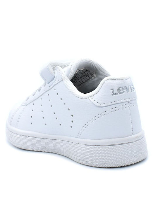 Avenue Mini Kids Sneakers with Scratch White