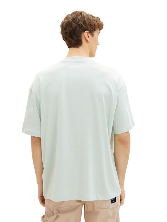 Tom Tailor T-shirt Bărbătesc cu Mânecă Scurtă Verde