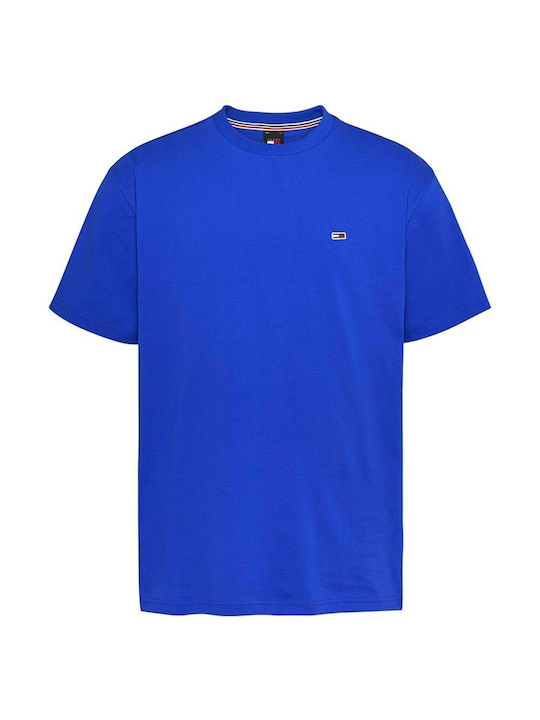 Tommy Hilfiger T-shirt Bărbătesc cu Mânecă Scurtă Albastru