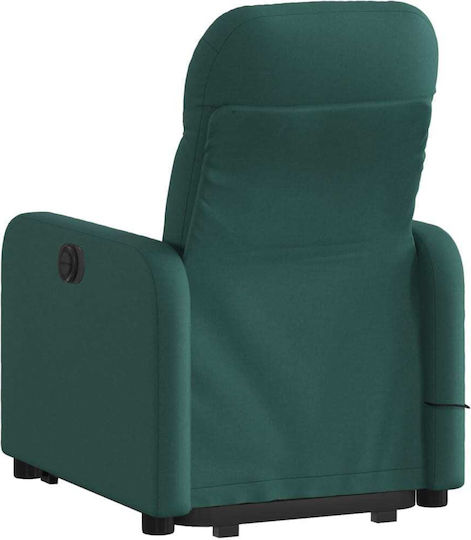Fotoliu Relax Masaj cu Puf Verde 66x89x96cm
