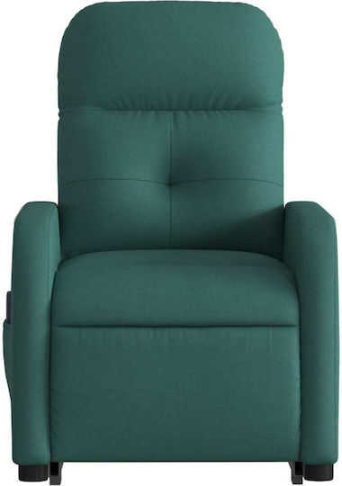 Fotoliu Relax Masaj cu Puf Verde 66x89x96cm
