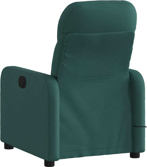 Relaxsessel Friseurwaschbecken mit Fußhocker Grün 66x89x96cm