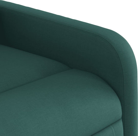 Relaxsessel Friseurwaschbecken mit Fußhocker Grün 66x89x96cm