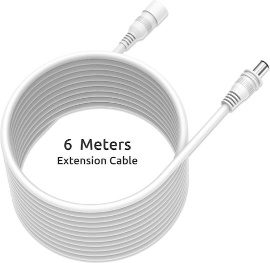 Toucan DC - DC Cable 6m Λευκό TSLCEX1WU