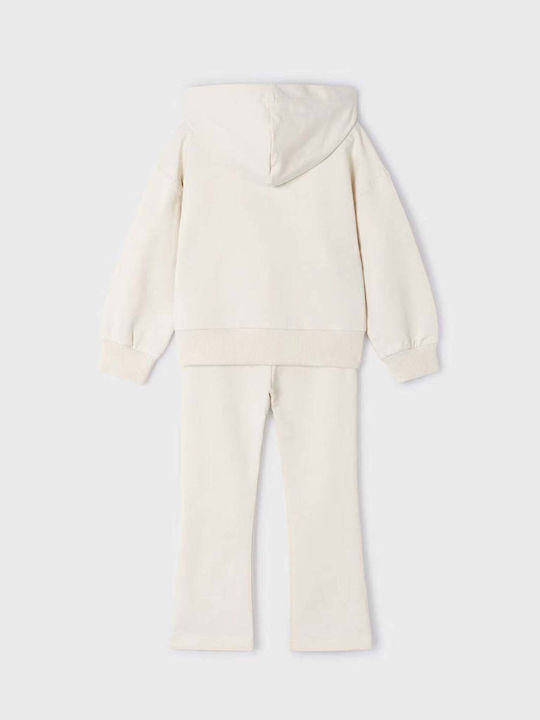 Kids Sweatpants Set Beige 2pcs