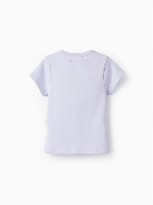 Zippy Kids Blouse Short Sleeve Lilac