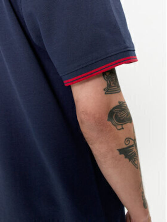 Polo T-Shirt Marineblau