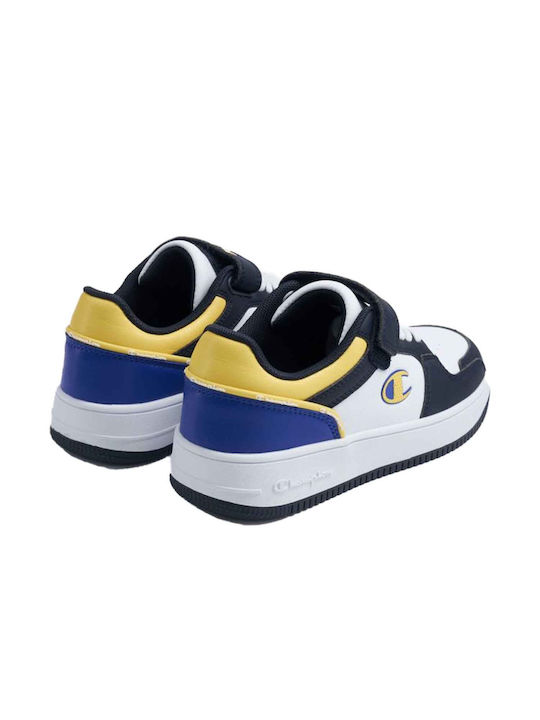 Rebound 2.0 Kids Sports Shoes Basketball with Hoop & Loop Closure Blue