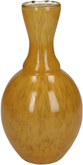 ArteLibre Decorative Vase Yellow 12x12x23cm