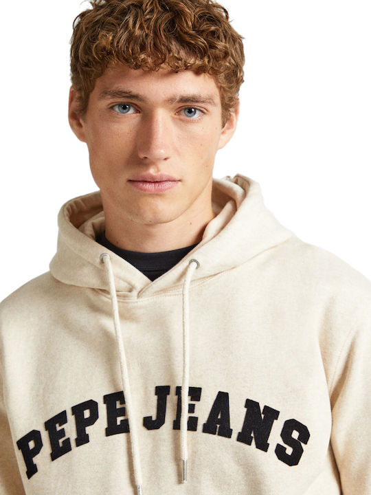 Pepe Jeans Sweatshirt mit Kapuze Weiß