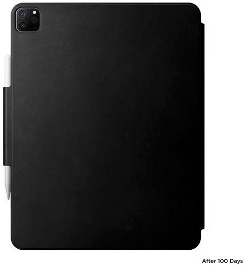 Nomad Folio Flip Cover Δερμάτινη Ανθεκτική με Πληκτρολόγιο στα Αγγλικά US Μαύρη (iPad Pro 2015 12.9")