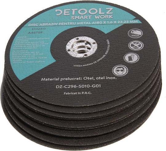 Detoolz Disc de șlefuire Μetal 180mm