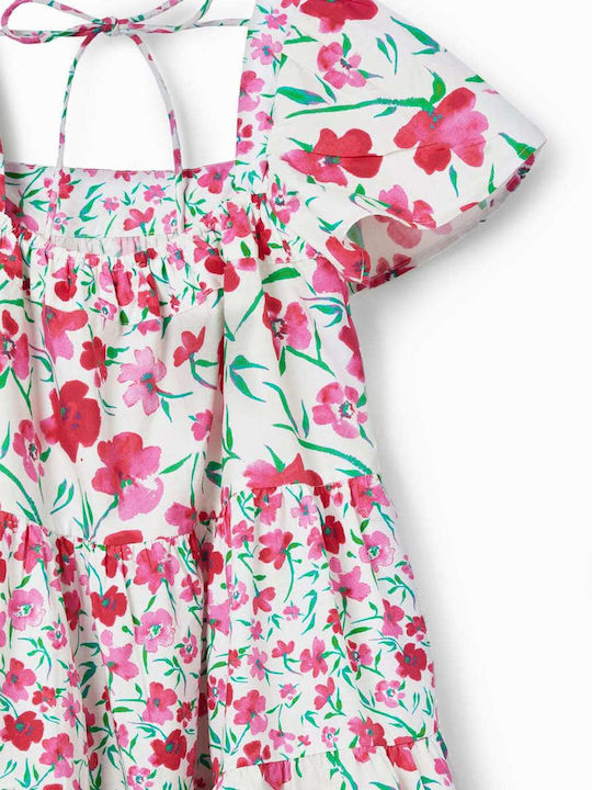 Ariel Kinderkleid Blumen Mehrfarbig