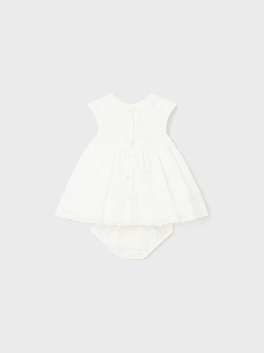 Mayoral Kids Dress Beige