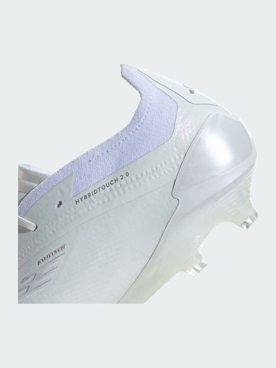adidas Predator Elite Pantofi de Fotbal cu crampoane Cloud White / Silver Metallic