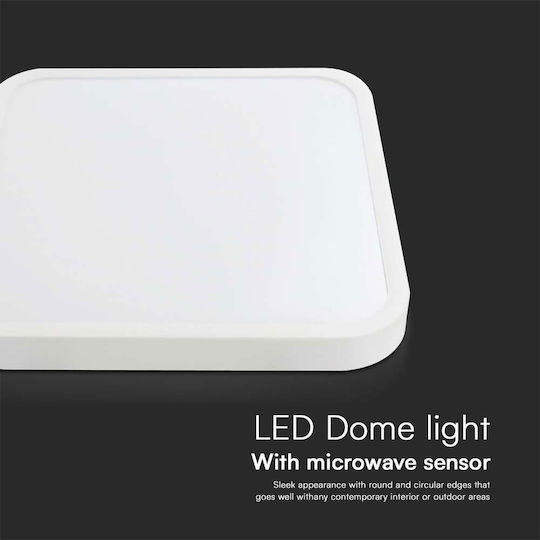 V-TAC Roof Square LED Panel 36W with Natural White Light 4000K