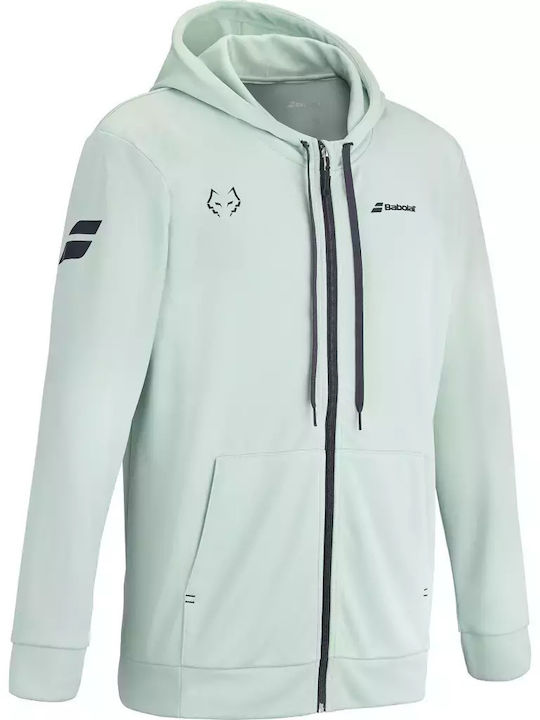 Babolat Herren Sweatshirt Jacke mit Kapuze Gray