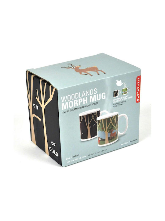 Kikkerland Heat Change Mug Ceramic Multicolored 325ml