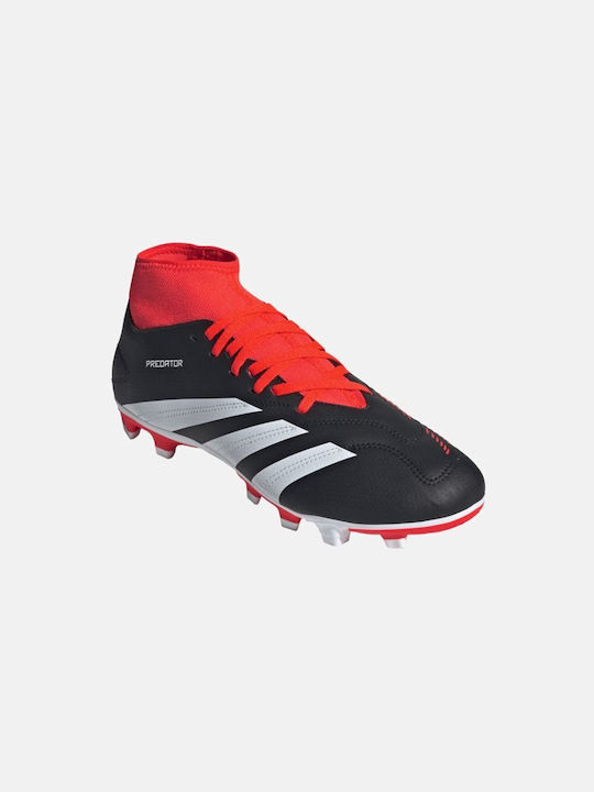 adidas Predator Club Ποδοσφαιρικά Παπούτσια με Τάπες Μαύρα