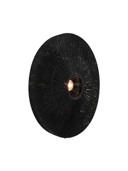 ArteLibre Leuchte Wand Schwarz 52x20x52cm