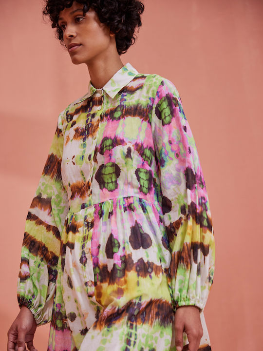 Summer Midi Shirt Dress