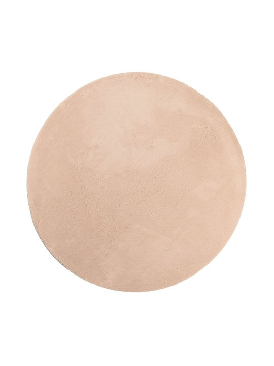 vidaXL Huarte Rug Round Pink