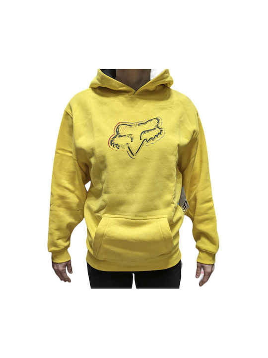 Fox Kids Fleece Sweatshirt Yellow