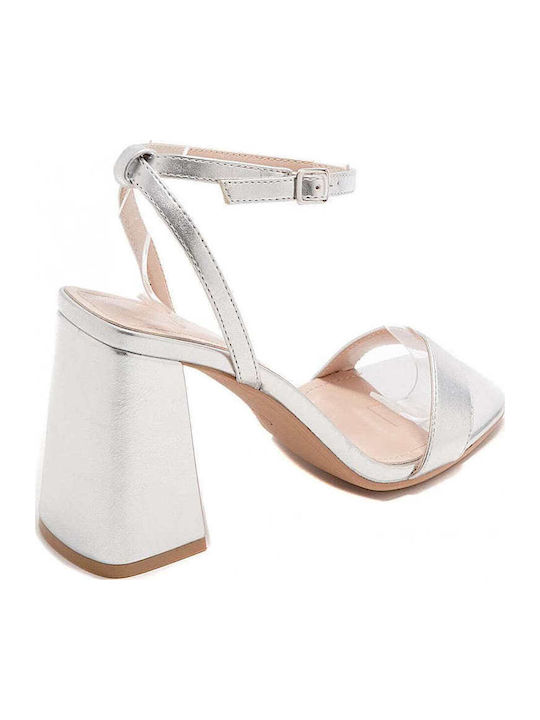 Sandalen Silber