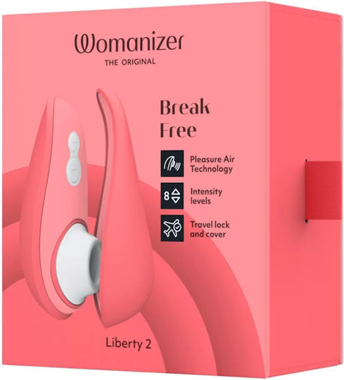 Womanizer Liberty 2 Αναρροφητής Vagin cu Vibrații Roz 1buc