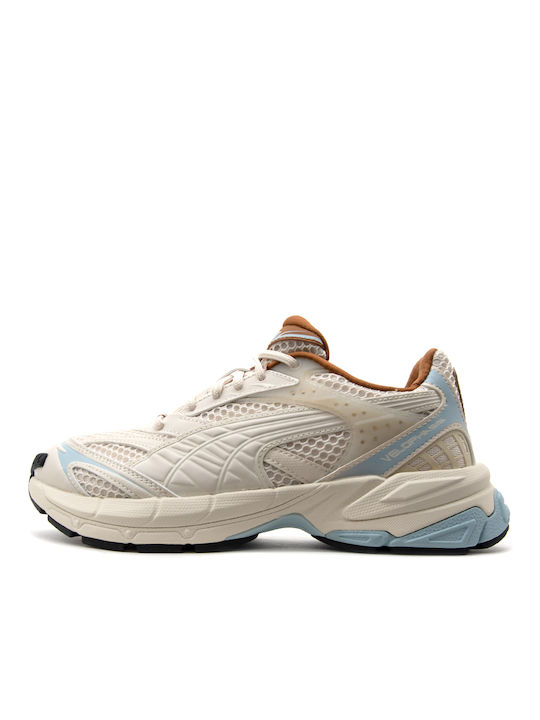 Puma Velophasis Select Sneakers Ecru- Brown- Ciel