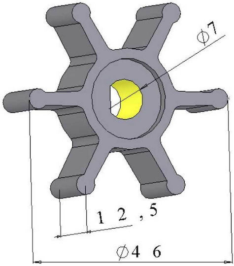 Garoni Propeller 1/4" HS-7