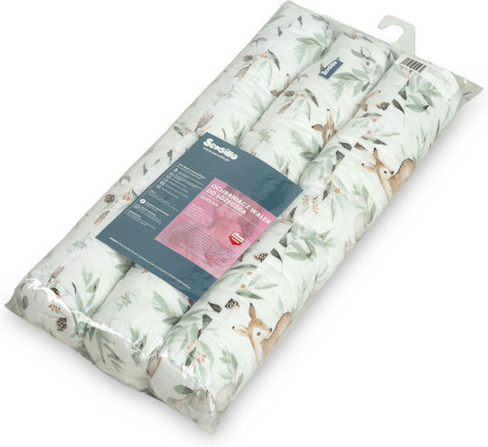 Sensillo Crib Bumpers Snake Inside Multicolour 180cm